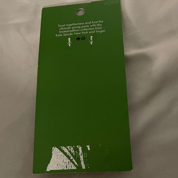 Kate Spade Green and Blue Heart Coin Purse New Purse Charm Kate Spade x Target - Picture 4 of 4